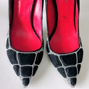 Cesare Paciotti Elegant Black and Silver Women's Heels